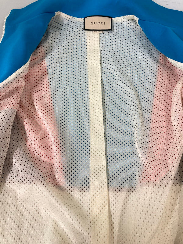 【中古品】【メンズ】 GUCCI グッチ JUMBO GG COLOR BLOCK TRACK JACKET 693022 ジャンボGG カラー ブロック トラックジャケット アウター 141-260319-SH-02-min サイズ：XL カラー：マルチカラー 万代Net店