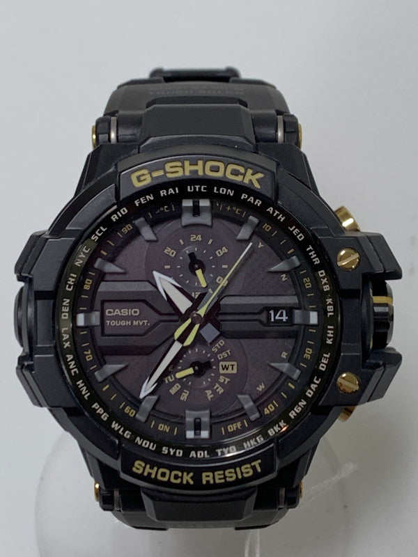 【中古品】【メンズ/レディース】 CASIO カシオ G-SHOCK 30TH ANNIVERSARY MASTER OF G-AIR GW-A1030A-1AJR ジーショック 30周年 サーティースターズ 腕時計 196-260715-yn-35-min カラー：ブラック 万代Net店