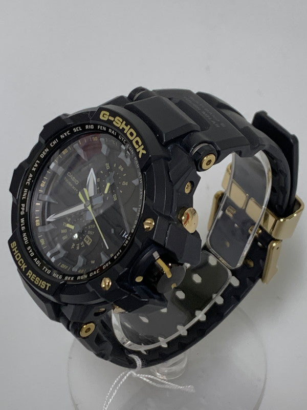 【中古品】【メンズ/レディース】 CASIO カシオ G-SHOCK 30TH ANNIVERSARY MASTER OF G-AIR GW-A1030A-1AJR ジーショック 30周年 サーティースターズ 腕時計 196-260715-yn-35-min カラー：ブラック 万代Net店