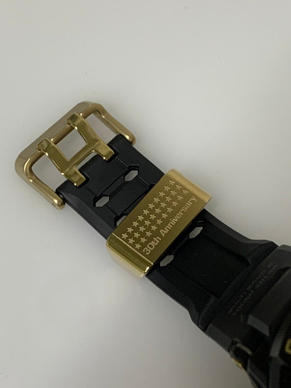 【中古品】【メンズ/レディース】 CASIO カシオ G-SHOCK 30TH ANNIVERSARY MASTER OF G-AIR GW-A1030A-1AJR ジーショック 30周年 サーティースターズ 腕時計 196-260715-yn-35-min カラー：ブラック 万代Net店