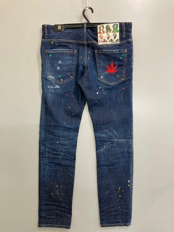 【現状渡し品】【メンズ】 DSQUARED2 ディースクエアード SKATER JEAN S71LB1165 S30789 スケータージーン ボトムス 152-260319-SH-21-min サイズ：50 カラー：インディゴ 万代Net店