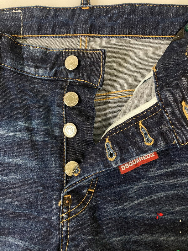 【現状渡し品】【メンズ】 DSQUARED2 ディースクエアード SKATER JEAN S71LB1165 S30789 スケータージーン ボトムス 152-260319-SH-21-min サイズ：50 カラー：インディゴ 万代Net店