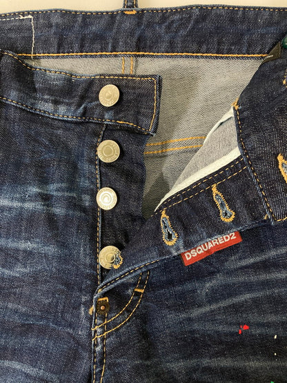 【現状渡し品】【メンズ】 DSQUARED2 ディースクエアード SKATER JEAN S71LB1165 S30789 スケータージーン ボトムス 152-260319-SH-21-min サイズ：50 カラー：インディゴ 万代Net店