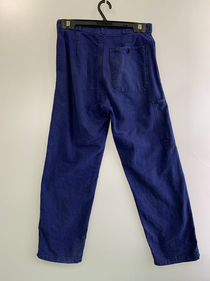 【現状渡し品】【メンズ】 USED ユーロワークパンツ メンズ ボトムス 157-260709-hu-30-min サイズ：タグなし不明 カラー：ブルー系 万代Net店