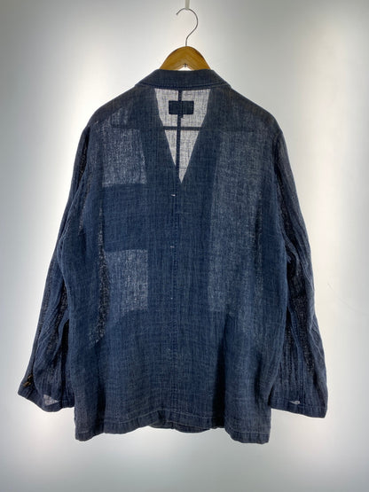【中古品】【メンズ】 NAZARENO GABRIELLI ナザレノガブリエリ LINEN JACKET リネンジャケット ライトアウター 146-260718-AS-63-min サイズ：48 カラー：ネイビー 万代Net店