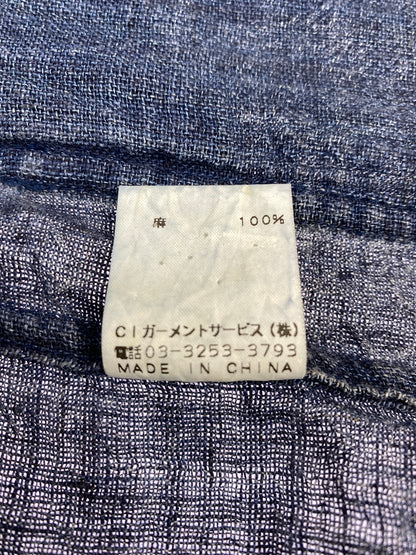 【中古品】【メンズ】 NAZARENO GABRIELLI ナザレノガブリエリ LINEN JACKET リネンジャケット ライトアウター 146-260718-AS-63-min サイズ：48 カラー：ネイビー 万代Net店