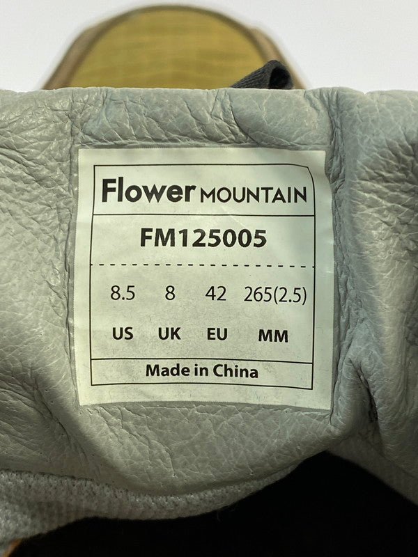 【中古品】【メンズ】 FLOWER MOUNTAIN フラワーマウンテン YAMABUSHI FM125005 ヤマブシ スニーカー メンズ シューズ 靴 162-260325-em-21-min サイズ：26.5cm カラー：BROWN 万代Net店