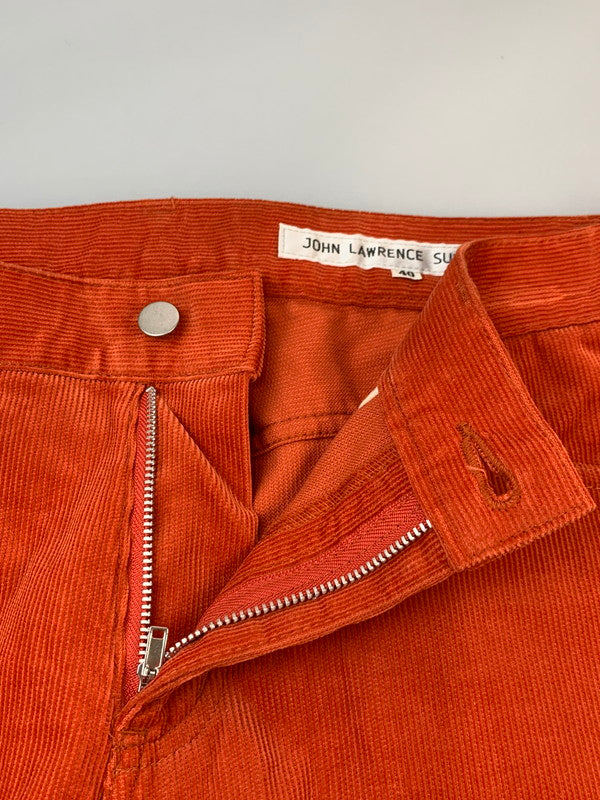 【中古品】【メンズ】 JOHN LAWRENCE SULLIVAN ジョン ローレンス サリバン CORDUROY FLARE PANTS ORANGE コーデュロイ フレアパンツ オレンジ メンズ ボトムス 151-260703-hu-28-min サイズ：40 カラー：オレンジ 万代Net店