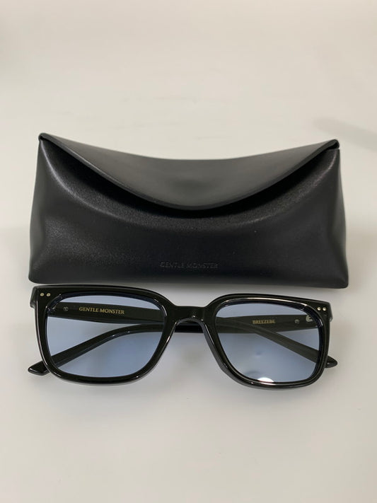 【中古品】【メンズ】 GENTLE MONSTER ジェントル モンスター BREEZEBE SUNGLASSES ブリーズビー サングラス アイウエア 203-260327-jt-05-min サイズ：53 □ 22-147 カラー：ブラック 万代Net店