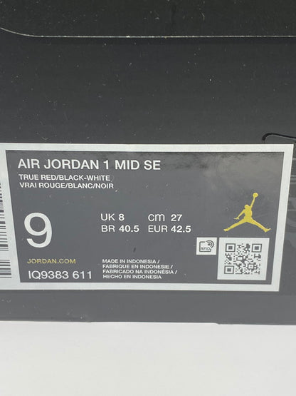 【中古品】【メンズ】 NIKE ナイキ AIR JORDAN 1 MID LA TO CHICAGO IQ9383-611 エアジョーダン1 ミッド LA トゥ シカゴ スニーカー メンズ シューズ 靴 160-260325-em-05-min サイズ：27.0cm カラー：レッド/ブラック/ホワイト 万代Net店