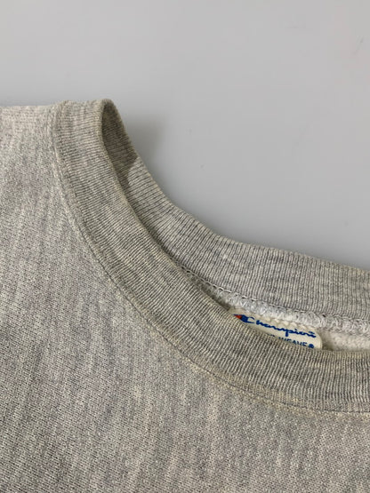 【中古品】【メンズ】 Champion チャンピオン 80's REVERSE WEAVE "BRITCHES" SWEAT SHIRT 80年代 リバースウィーブ ブリッチズ スウェットシャツ ヴィンテージ トップス 146-260328-SH-06-min サイズ：XXL カラー：グレー 万代Net店