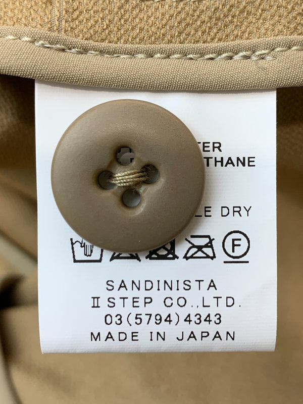 【中古品】【メンズ】 SANDINISTA サンディニスタ NYLON SET UP ナイロンセットアップ 140-260707-jt-01-min サイズ：L カラー：ベージュ 万代Net店