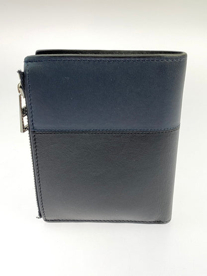 【中古品】【メンズ】 LOEWE ロエベ バイフォールドウォレット 二つ折り財布 181-260329-AS-22-min カラー：ブラック/ネイビー 万代Net店