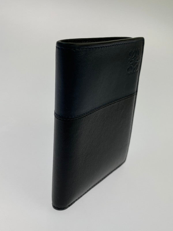 【中古品】【メンズ】 LOEWE ロエベ バイフォールドウォレット 二つ折り財布 181-260329-AS-22-min カラー：ブラック/ネイビー 万代Net店