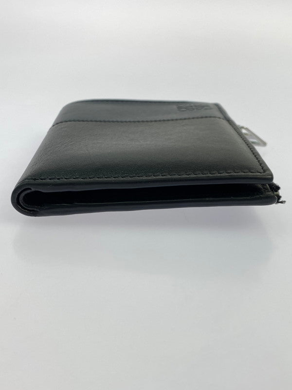 【中古品】【メンズ】 LOEWE ロエベ バイフォールドウォレット 二つ折り財布 181-260329-AS-22-min カラー：ブラック/ネイビー 万代Net店