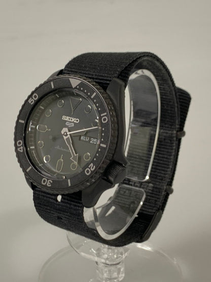 【中古品】【メンズ】 SEIKO セイコー 5SPORTS STREET STYLE SBSA025 ５スポーツ ストリート スタイル 腕時計 時計 197-260327-jt-03-min カラー：ブラック 万代Net店