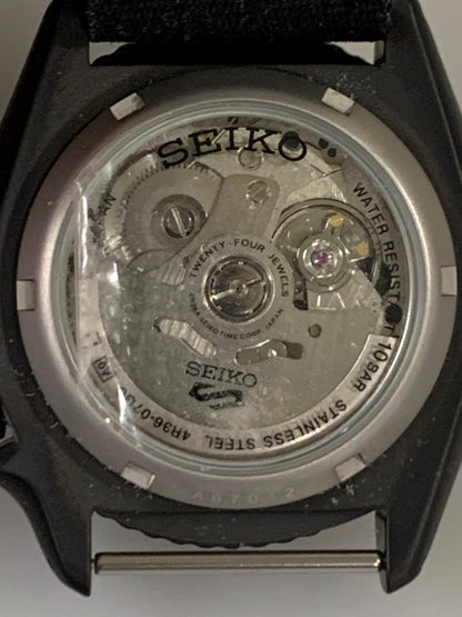 【中古品】【メンズ】 SEIKO セイコー 5SPORTS STREET STYLE SBSA025 ５スポーツ ストリート スタイル 腕時計 時計 197-260327-jt-03-min カラー：ブラック 万代Net店
