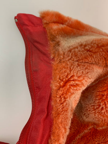 【中古品】【メンズ】 EVISU エヴィス ORANGE BOA LINER HOODED JACKET オレンジボアライナーフーデッドジャケット 145-260331-zi-21-min サイズ：34 カラー：レッド 万代Net店