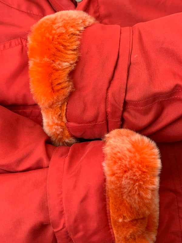 【中古品】【メンズ】 EVISU エヴィス ORANGE BOA LINER HOODED JACKET オレンジボアライナーフーデッドジャケット 145-260331-zi-21-min サイズ：34 カラー：レッド 万代Net店
