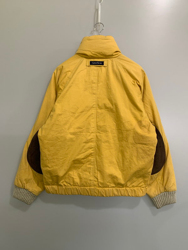 【中古品】【メンズ】 NAUTICA ノーティカ 90S DOWN JACKET 90年代 ダウン ジャケット メンズ アウター ヴィンテージ 146-260322-em-10-min サイズ：M カラー：イエロー 万代Net店