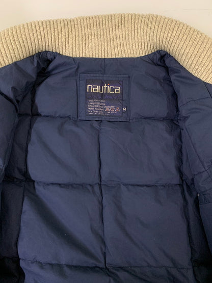 【中古品】【メンズ】 NAUTICA ノーティカ 90S DOWN JACKET 90年代 ダウン ジャケット メンズ アウター ヴィンテージ 146-260322-em-10-min サイズ：M カラー：イエロー 万代Net店