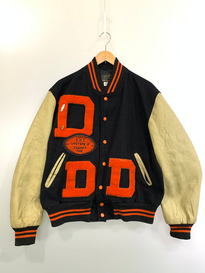 【現状渡し品】【メンズ】 GOLDEN THREAD ゴールデン スレッド 80S STADIUM JACKET スタジアムジャケット 146-260331-zi-25-min サイズ：44 カラー：ブラック 万代Net店