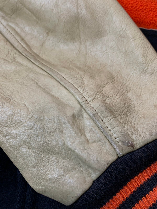 【現状渡し品】【メンズ】 GOLDEN THREAD ゴールデン スレッド 80S STADIUM JACKET スタジアムジャケット 146-260331-zi-25-min サイズ：44 カラー：ブラック 万代Net店
