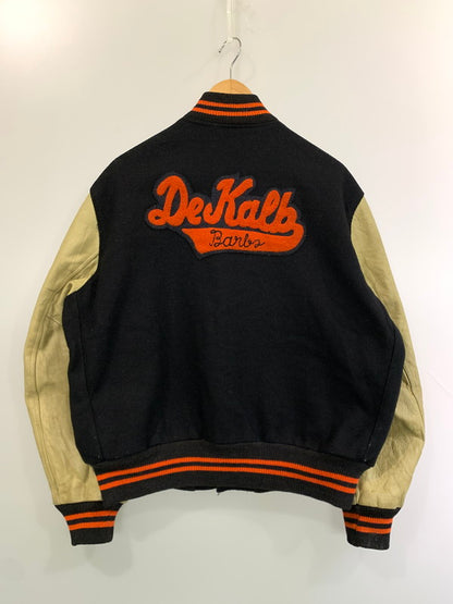 【現状渡し品】【メンズ】 GOLDEN THREAD ゴールデン スレッド 80S STADIUM JACKET スタジアムジャケット 146-260331-zi-25-min サイズ：44 カラー：ブラック 万代Net店