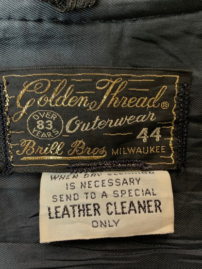 【現状渡し品】【メンズ】 GOLDEN THREAD ゴールデン スレッド 80S STADIUM JACKET スタジアムジャケット 146-260331-zi-25-min サイズ：44 カラー：ブラック 万代Net店