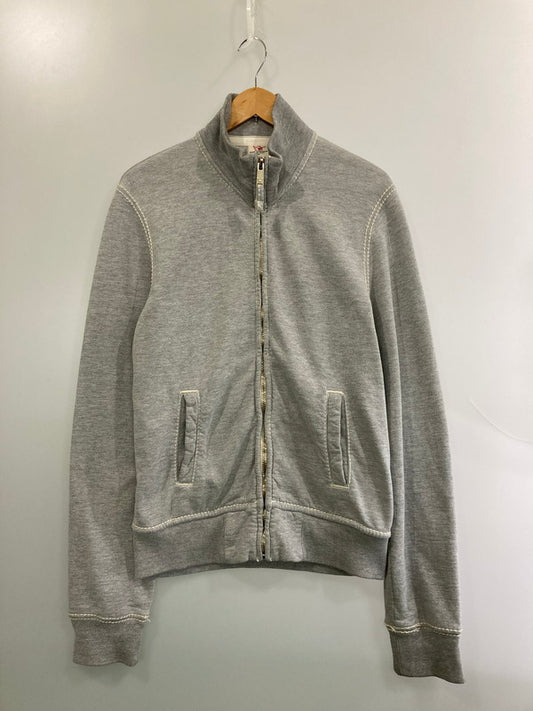 【中古品】【メンズ】 TRUE RELIGION トゥルーレリジョン FULL ZIP SWEAT JACKET フルジップ スウェットジャケット アウター 142-260328-SH-30-min サイズ：M カラー：グレー 万代Net店