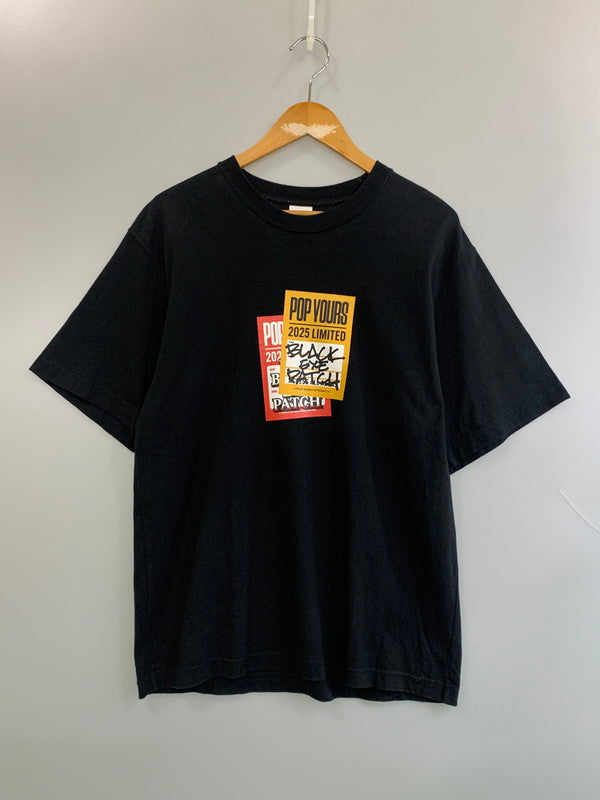 【中古品】【メンズ】 BLACK EYE PATCH ブラックアイパッチ POP YOURS 2025 TEE ポップユアーズ 2025 Tシャツ メンズ 半袖 ショートスリーブ 142-260630-hu-09-min サイズ：M カラー：ブラック 万代Net店