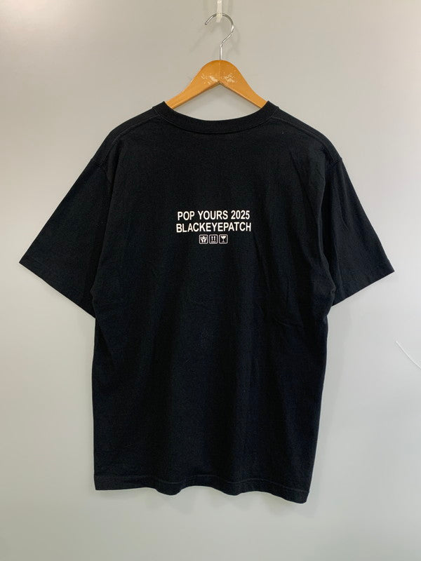 【中古品】【メンズ】 BLACK EYE PATCH ブラックアイパッチ POP YOURS 2025 TEE ポップユアーズ 2025 Tシャツ メンズ 半袖 ショートスリーブ 142-260630-hu-09-min サイズ：M カラー：ブラック 万代Net店