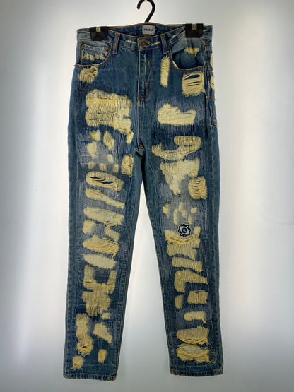 【中古品】【メンズ】 WANNA ワナ L.F.S.E 55 DISTRESSED JEANS ディストレストジーンズ ボトムス 153-260331-zi-45-min サイズ：1 カラー：インディゴ 万代Net店