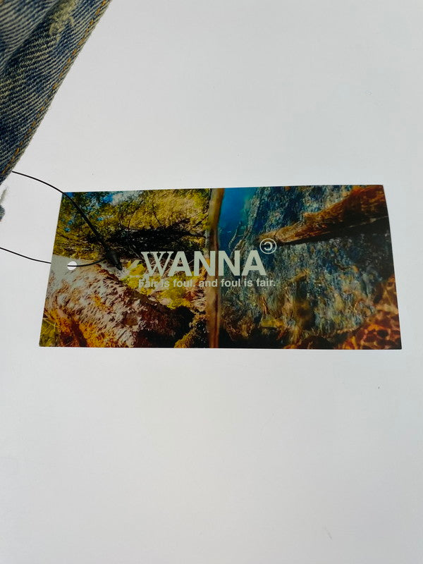 【中古品】【メンズ】 WANNA ワナ L.F.S.E 55 DISTRESSED JEANS ディストレストジーンズ ボトムス 153-260331-zi-45-min サイズ：1 カラー：インディゴ 万代Net店