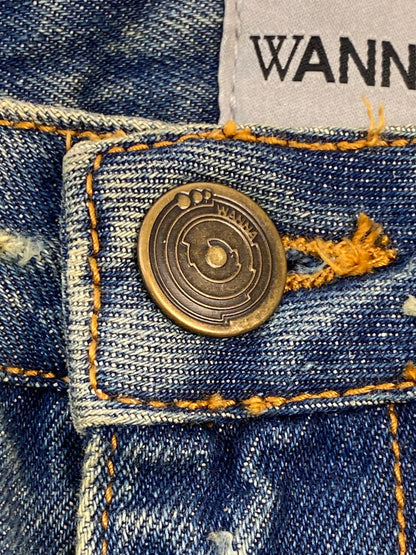 【中古品】【メンズ】 WANNA ワナ L.F.S.E 55 DISTRESSED JEANS ディストレストジーンズ ボトムス 153-260331-zi-45-min サイズ：1 カラー：インディゴ 万代Net店