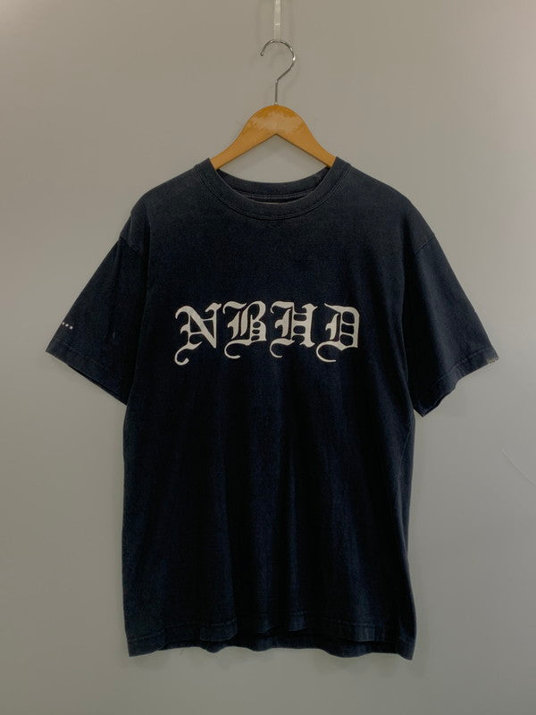 【中古品】【メンズ】 NEGHBORHOOD ネイバーフッド LOGO PRINT SS TEE ロゴプリント ショートスリーブ Tシャツ 半袖 メンズ 142-260630-hu-01-min サイズ：不明 カラー：ブラック 万代Net店