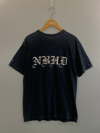 【中古品】【メンズ】 NEGHBORHOOD ネイバーフッド LOGO PRINT SS TEE ロゴプリント ショートスリーブ Tシャツ 半袖 メンズ 142-260630-hu-01-min サイズ：不明 カラー：ブラック 万代Net店