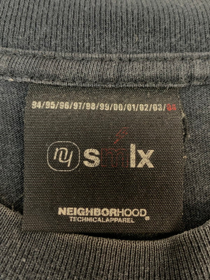【中古品】【メンズ】 NEGHBORHOOD ネイバーフッド LOGO PRINT SS TEE ロゴプリント ショートスリーブ Tシャツ 半袖 メンズ 142-260630-hu-01-min サイズ：不明 カラー：ブラック 万代Net店