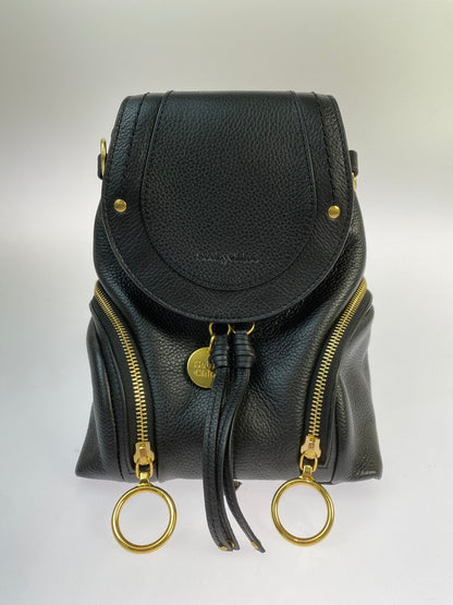 【中古品】【レディース】 SEE BY CHLOE シーバイクロエ OLGA 2WAY BAG リュック カバン 180-260329-AS-45-min カラー：ブラック 万代Net店