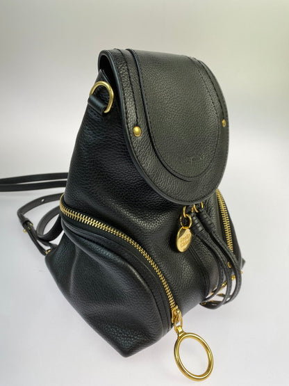 【中古品】【レディース】 SEE BY CHLOE シーバイクロエ OLGA 2WAY BAG リュック カバン 180-260329-AS-45-min カラー：ブラック 万代Net店