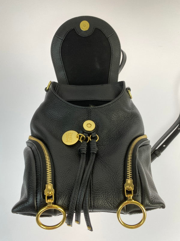 【中古品】【レディース】 SEE BY CHLOE シーバイクロエ OLGA 2WAY BAG リュック カバン 180-260329-AS-45-min カラー：ブラック 万代Net店