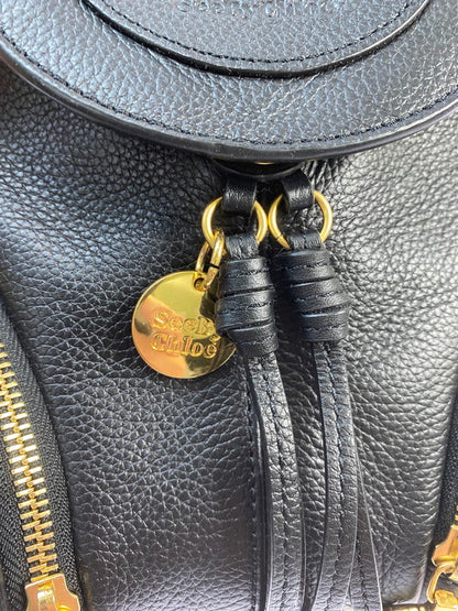 【中古品】【レディース】 SEE BY CHLOE シーバイクロエ OLGA 2WAY BAG リュック カバン 180-260329-AS-45-min カラー：ブラック 万代Net店