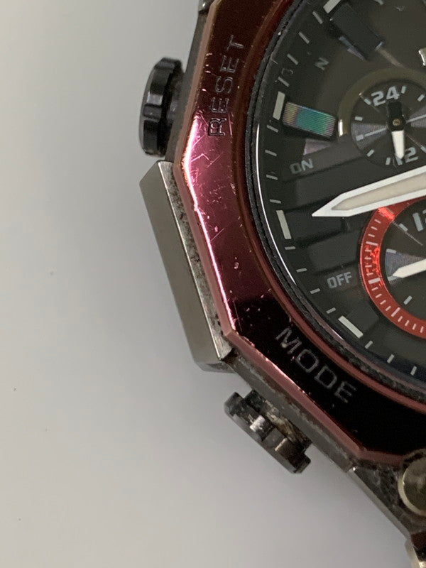 【中古品】【メンズ】 G-SHOCK ジーショック MTG-B2000BD-1A4JF アナログ ソーラー 腕時計 196-260327-jt-01-min カラー：ブラック/レッド 万代Net店