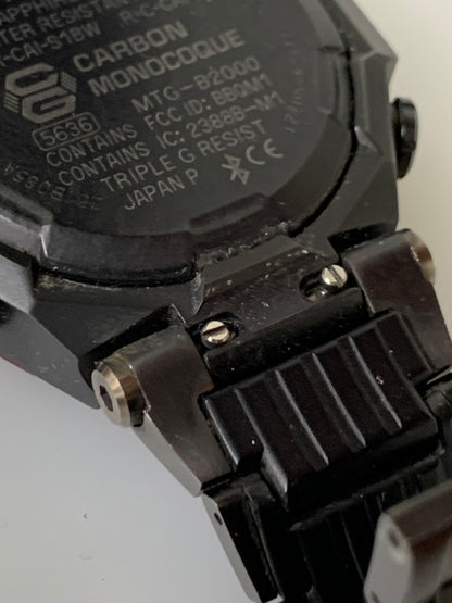 【中古品】【メンズ】 G-SHOCK ジーショック MTG-B2000BD-1A4JF アナログ ソーラー 腕時計 196-260327-jt-01-min カラー：ブラック/レッド 万代Net店