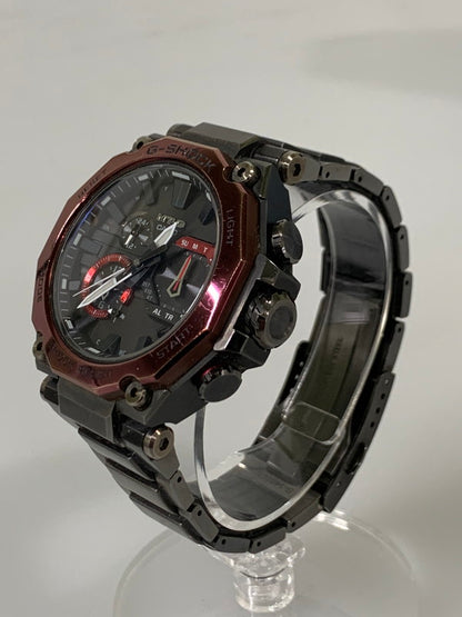 【中古品】【メンズ】 G-SHOCK ジーショック MTG-B2000BD-1A4JF アナログ ソーラー 腕時計 196-260327-jt-01-min カラー：ブラック/レッド 万代Net店