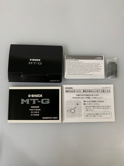 【中古品】【メンズ】 G-SHOCK ジーショック MTG-B2000BD-1A4JF アナログ ソーラー 腕時計 196-260327-jt-01-min カラー：ブラック/レッド 万代Net店