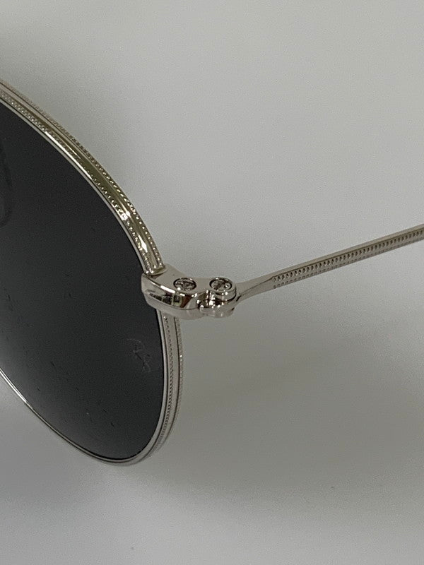 【中古美品】【メンズ】 Ray-Ban レイバン ROUND METAL SUNGLASSES RB3447 ラウンドメタル サングラス アイウエア 203-260327-jt-06-min サイズ：50 □ 21-145 カラー：シルバー/ブラック 万代Net店