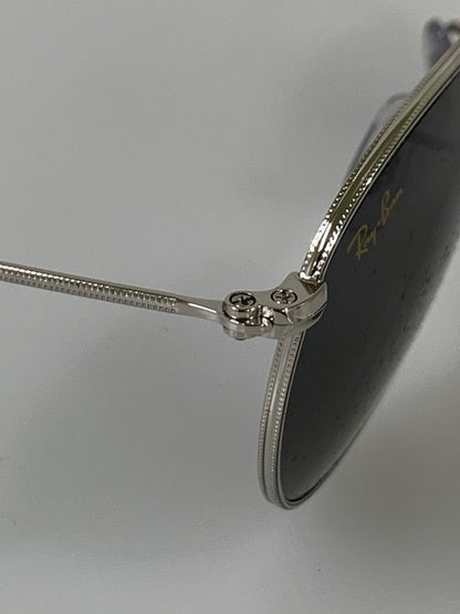 【中古美品】【メンズ】 Ray-Ban レイバン ROUND METAL SUNGLASSES RB3447 ラウンドメタル サングラス アイウエア 203-260327-jt-06-min サイズ：50 □ 21-145 カラー：シルバー/ブラック 万代Net店