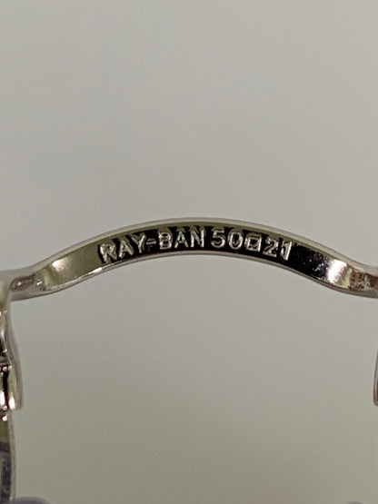 【中古美品】【メンズ】 Ray-Ban レイバン ROUND METAL SUNGLASSES RB3447 ラウンドメタル サングラス アイウエア 203-260327-jt-06-min サイズ：50 □ 21-145 カラー：シルバー/ブラック 万代Net店