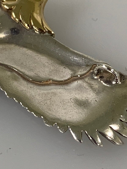 【中古品】【メンズ】 TADY&KING タディキング 頭金 大イーグル ペンダントトップ 191-260327-jt-07-min カラー：ゴールド/シルバー 万代Net店